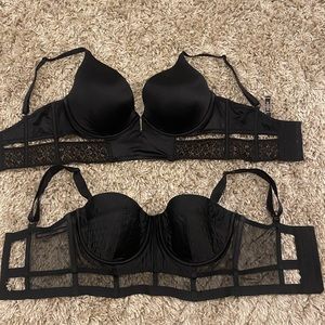 🖤Two Victoria’s Secret Brallete Corsets Size 34(E)DD 🖤